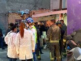 Derrumbe en casa de Azcapotzalco provoca desaparición de 3 personas.