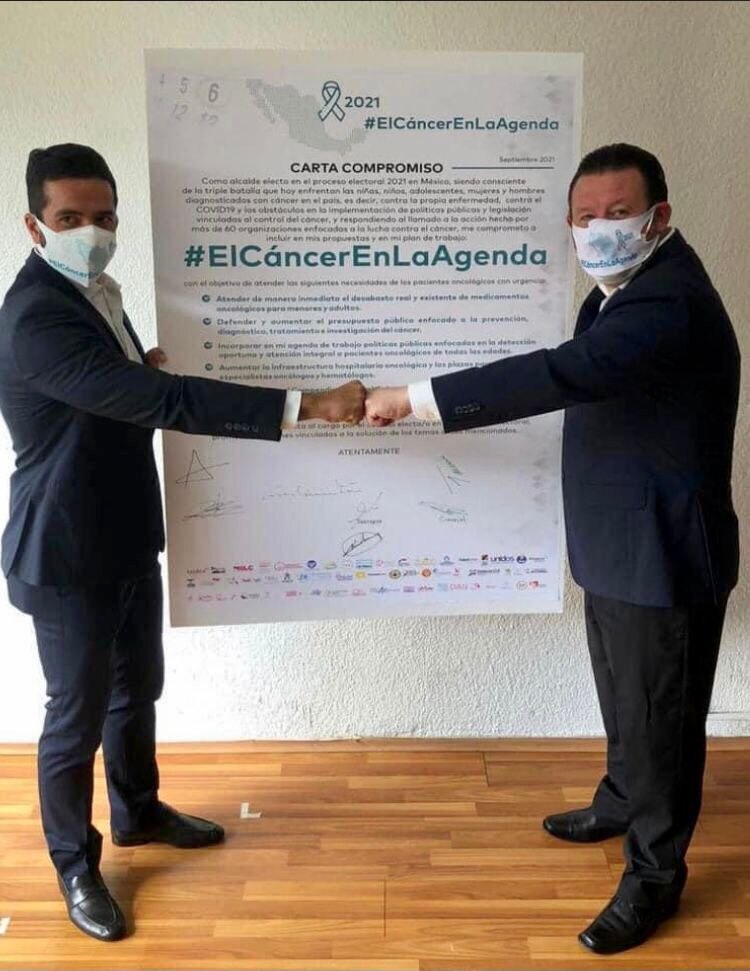 El compromiso firmado entre “El Güero” Quijano y la Fundación Cáncer Warriors de México, A.C., será trascendental para la construcción de propuestas y programas de trabajo en apoyo de los contrerenses que padecen del cáncer