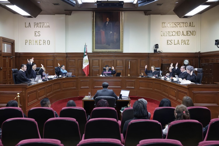 El pleno de la Suprema Corte de Justicia de la Nación (SCJN)