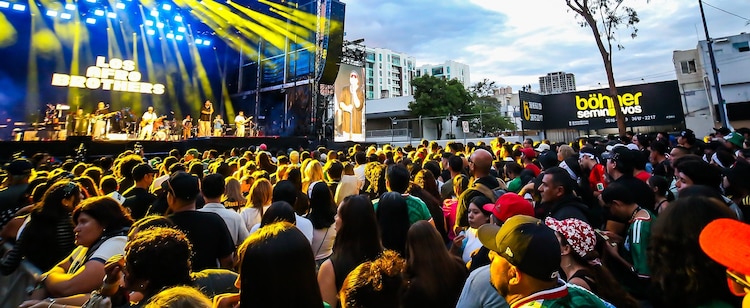 El concierto en Guadalajara.