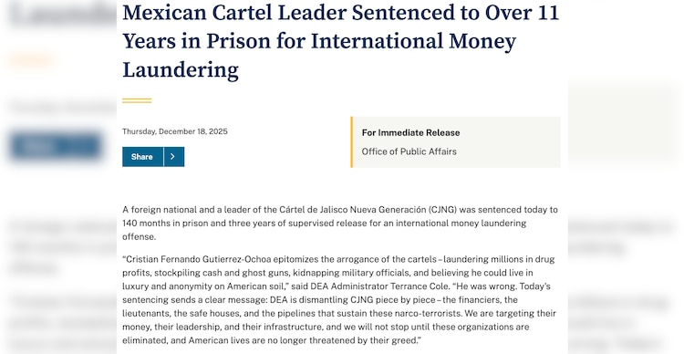 Sentencia de Cristian Fernando Gutiérrez