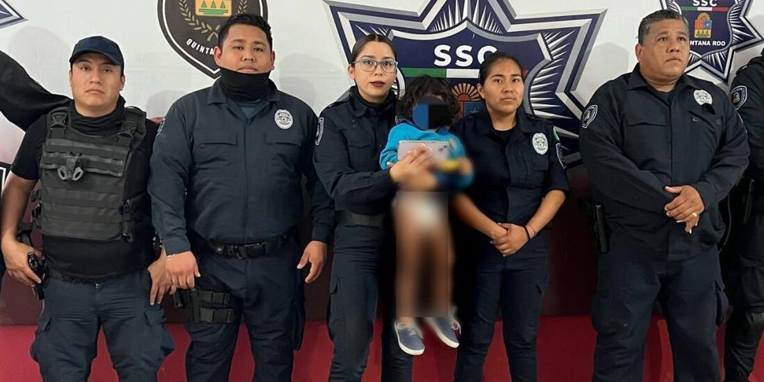 Localiza sano y salvo a menor con reporte de robo en Quintana Roo.