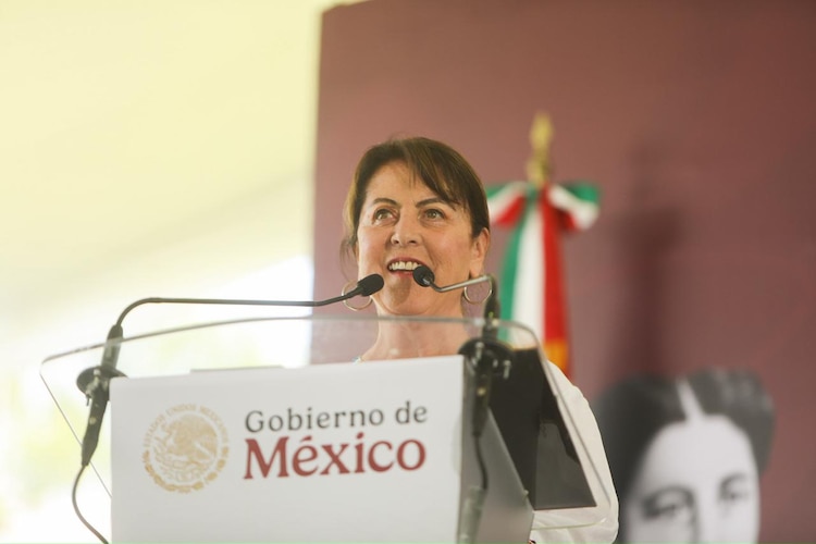 La gobernadora de Morelos, Margarita González Saravia.
