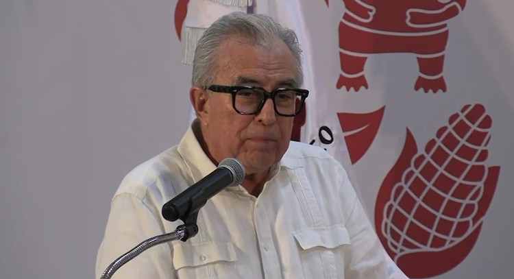 Rubén Rocha Moya, gobernador con licencia de Sinaloa.