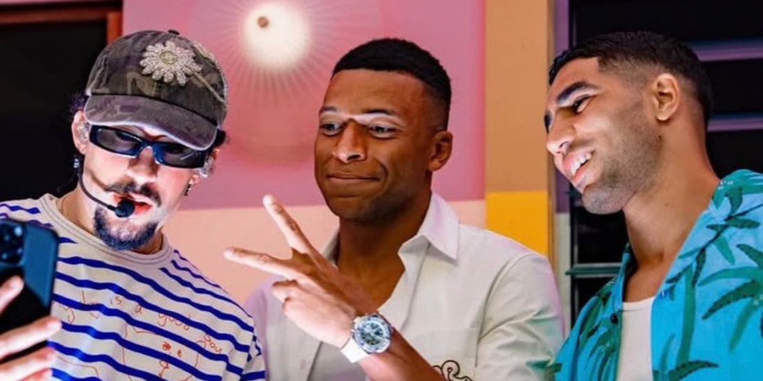 Kylian Mbappé es fan de Bad Bunny.