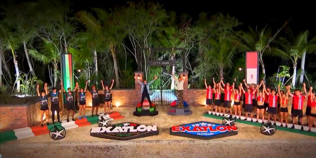 Los atletas de Exatlón México compiten contra los deportistas de Hungría