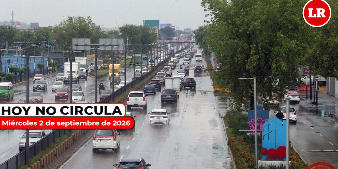 Evita salir sin consultar antes cómo aplica el Hoy No Circula este miércoles 2 de septiembre de 2026.