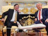 Gustavo Petro, presidente de Colombia, se reunió con su homólogo estadounidense, Donald Trump.