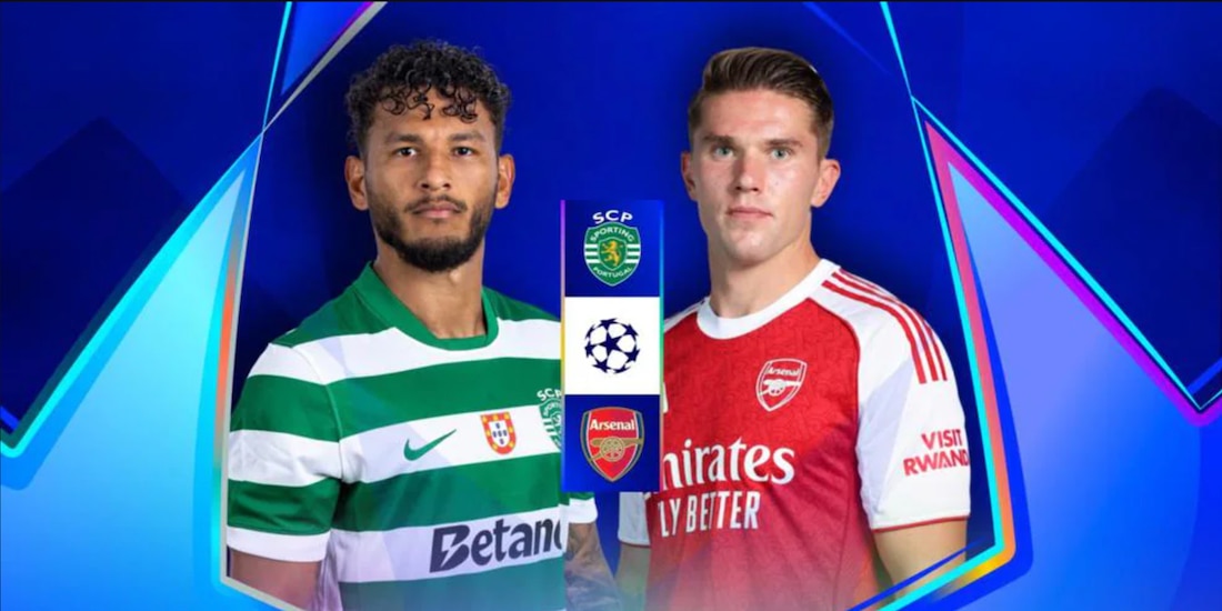 Sporting Lisboa recibe al invicto Arsenal en ida de cuartos de final de Champions League.