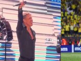 Luis Miguel imitó a Cristiano Ronaldo al finalizar uno de sus conciertos.