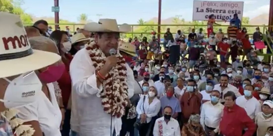 El INE advirtieron a Morena que no tiene permitido transmitir spots o publicidad a favor de Félix Salgado Macedonio