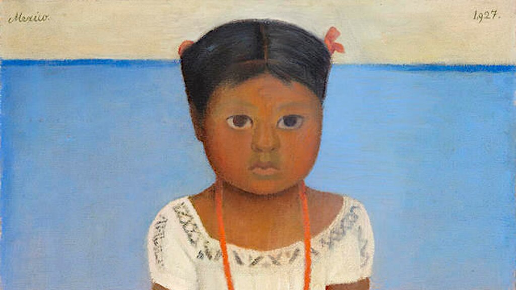 Diego Rivera, Delfina Flores, óleo, 1927. Es la imagen que menciona Orozco, reproducida en la revista Contemporáneos, junio, 1928.