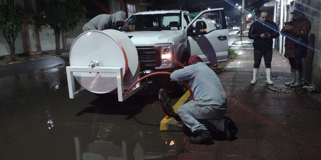 Presidenta municipal de Ecatepec activó Operativo Tormenta por lluvias