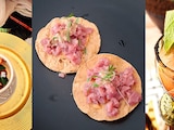 Propuestas gastronómicas: Tostadas, cocteles y postres