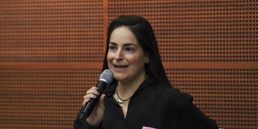 Mercedes Castañeda Gómez-Mont, ayer, en el Senado de la República.
