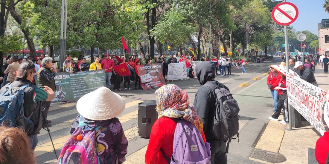 Bloqueos de la CNTE HOY 20 de marzo.