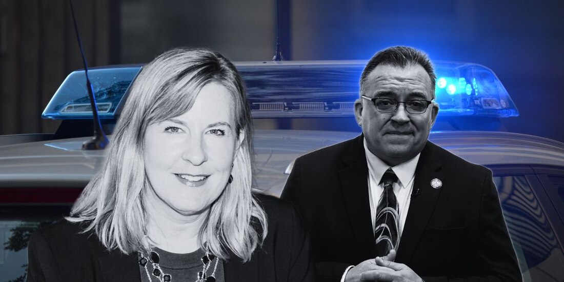 Congresista Melissa Hortman (izq.) fue asesinada, mientras que el senador John Hoffman fue herido de gravedad.