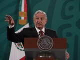El Presidente Andrés Manuel López Obrador, el 10 de marzo de 2021.