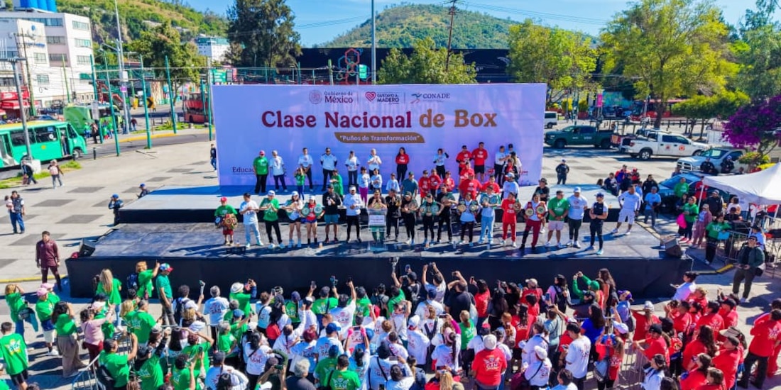 Clase Nacional de Box en la alcaldía Gustavo A. Madero.