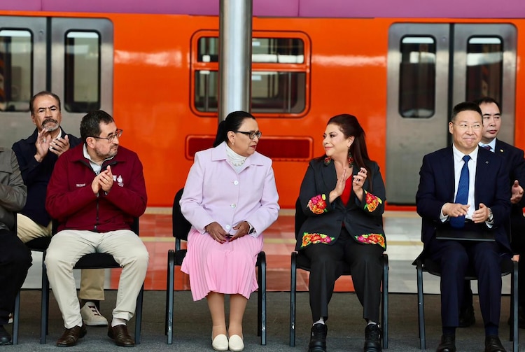 Rosa Icela Rodríguez fue invitada a la reapertura del tramo de la Línea 1 en representación del Gobierno federal.