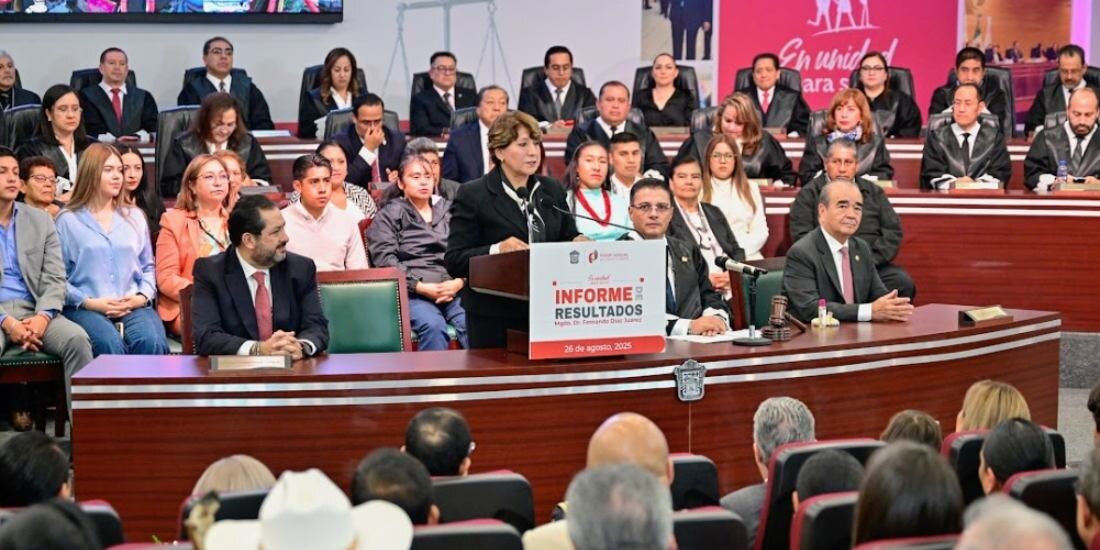 En Edomex, el Poder Judicial se transforma y se acerca al pueblo: Delfina Gómez.