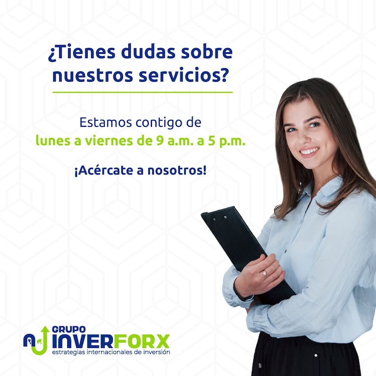 Un banner de Inverforx publicitando sus servicios.
