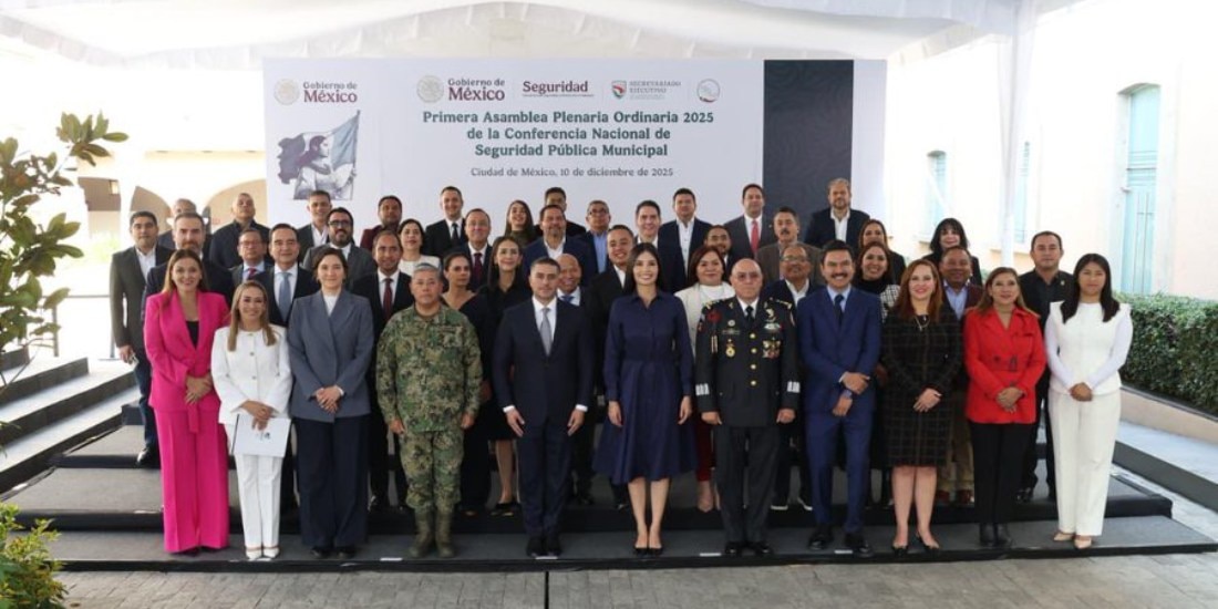 García Harfuch refuerza coordinación con municipios para fortalecer la estrategia de seguridad.