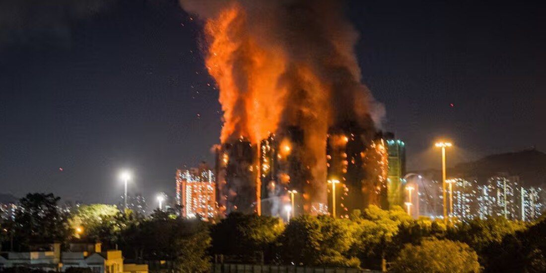 Incendio en Wang Fuk Court