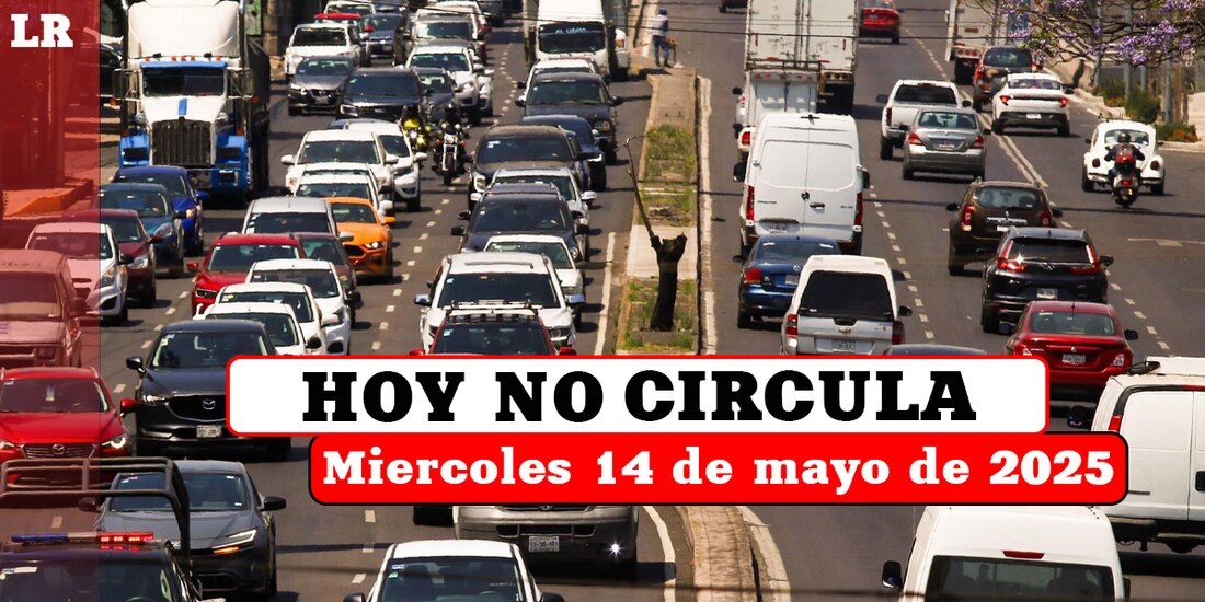 Revisa qué autos no circulan este miércoles 14 de mayo de 2025 en la Ciudad de México y el Estado de México.