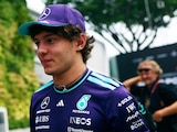 Andrea Kimi Antonelli durante el fin de semana en Singapur.
