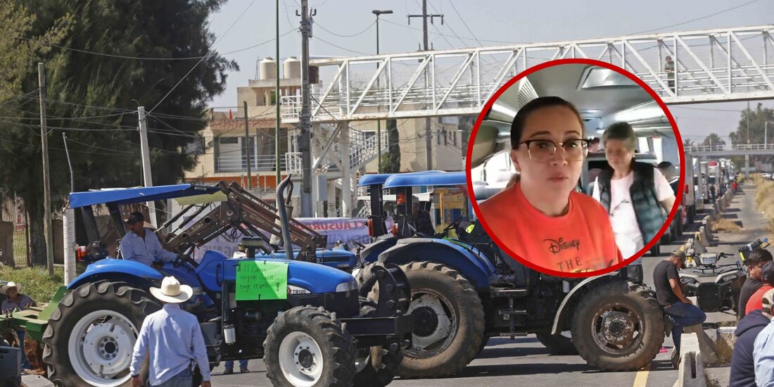 Pasajeros quedaron atrapados en bloqueo