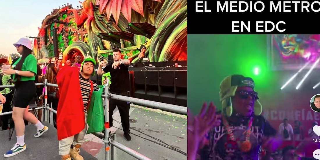 Los dos Medio Metro van al EDC 2023 y arman tremenda fiesta ¿Quién lo hizo mejor?