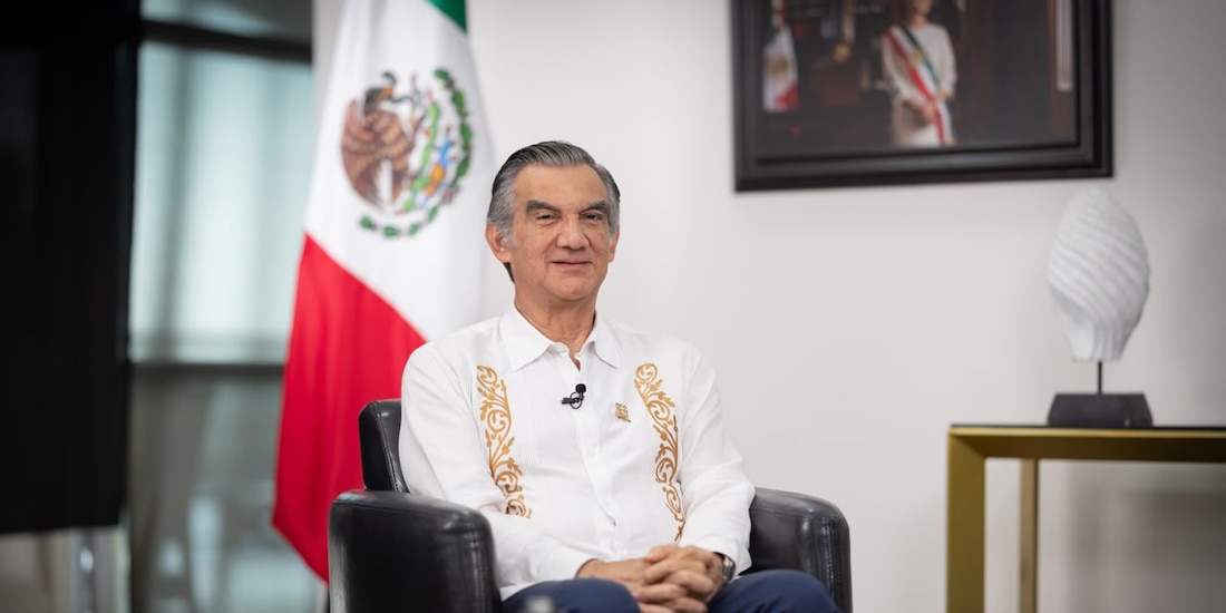 El gobernador de Tamaulipas, Américo Villarreal Anaya.