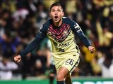 Salvador Reyes festeja uno de los goles con los que América venció a Santos en la Fecha 5 de la Liga MX, el pasado 12 de febrero.
