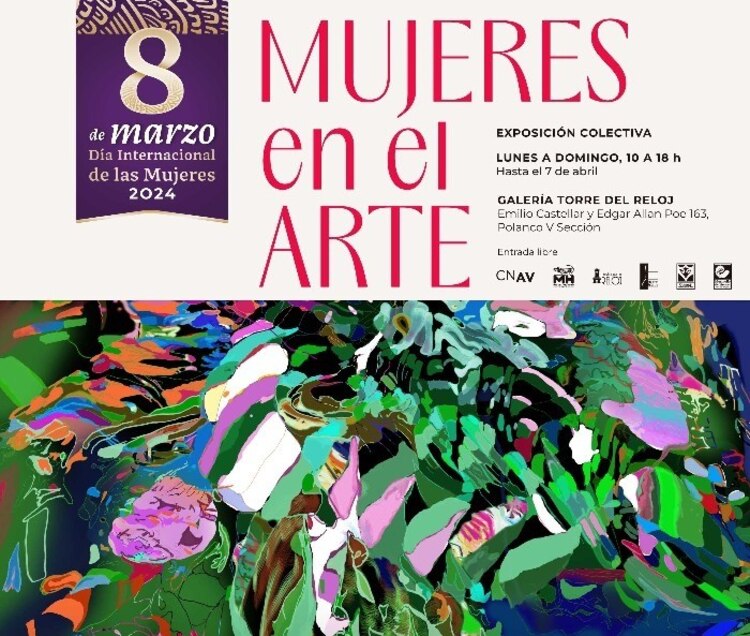 Mujeres en el Arte. Exposición colectiva.
