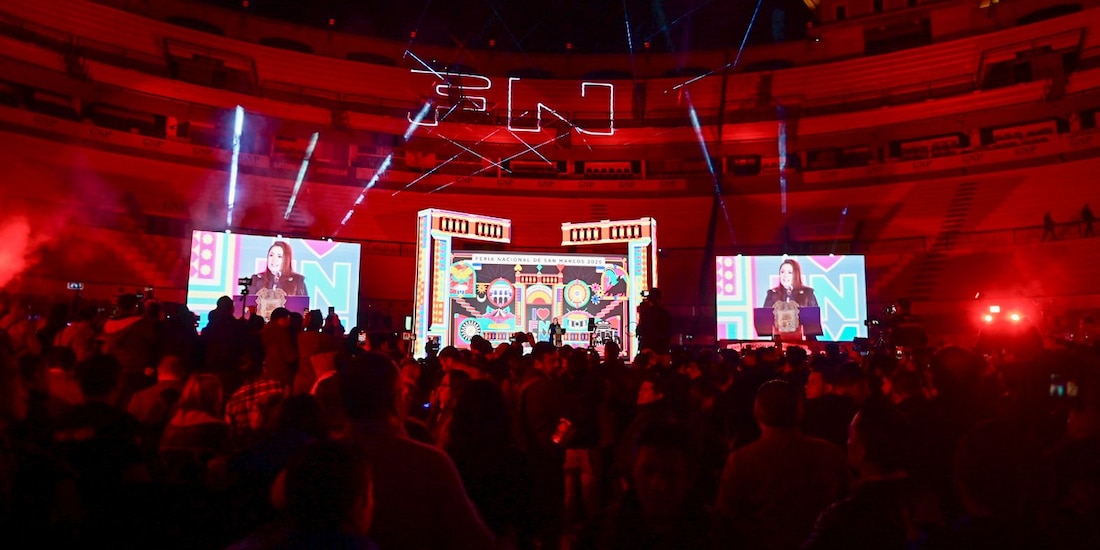 Tere Jiménez encabeza la presentación oficial de la Feria Nacional de San Marcos 2026 en la Plaza de Toros Monumental.