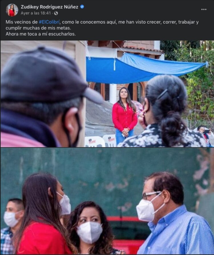 Zudikey Rodríguez de Exatlón México convive con vecinos de su comunidad