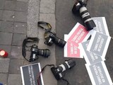 Manifestaciones por periodistas asesinados en México.