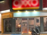 Quemaron un Oxxo en Celaya