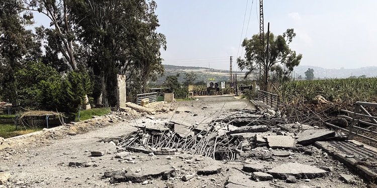 Puente Qasmiyeh, sobre río Litani, el 18 de marzo