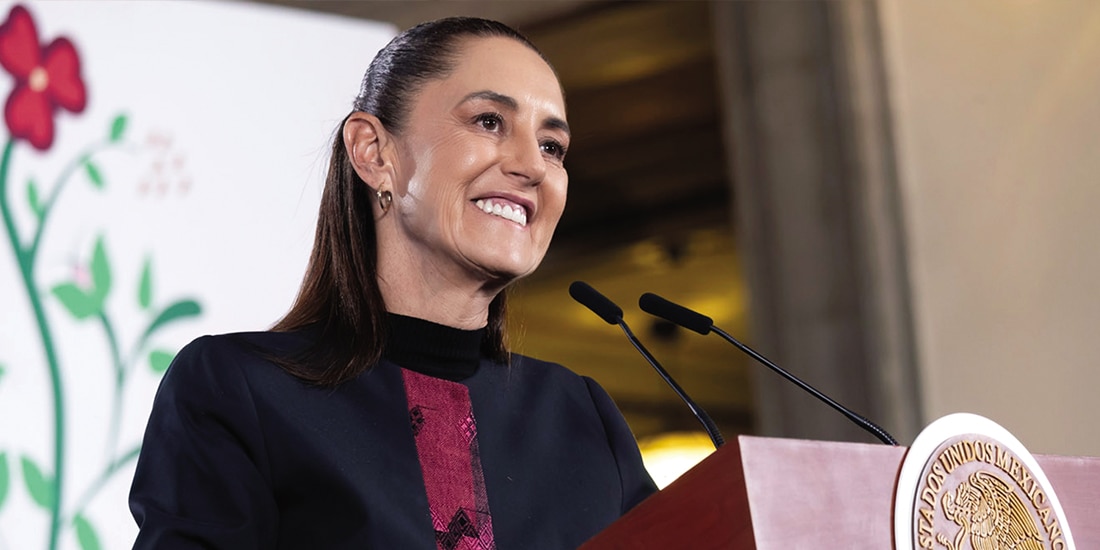 LA PRESIDENTA, ayer, en Palacio