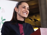 LA PRESIDENTA, ayer, en Palacio