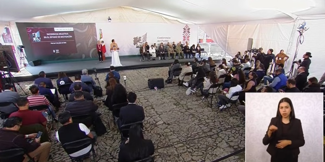 Marcela Figueroa, titular del SESNSP, presentó el balance de seguridad nacional.