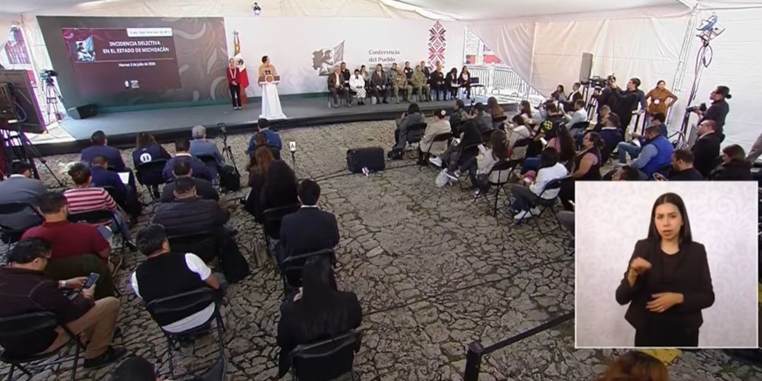Marcela Figueroa, titular del SESNSP, presentó el balance de seguridad nacional.