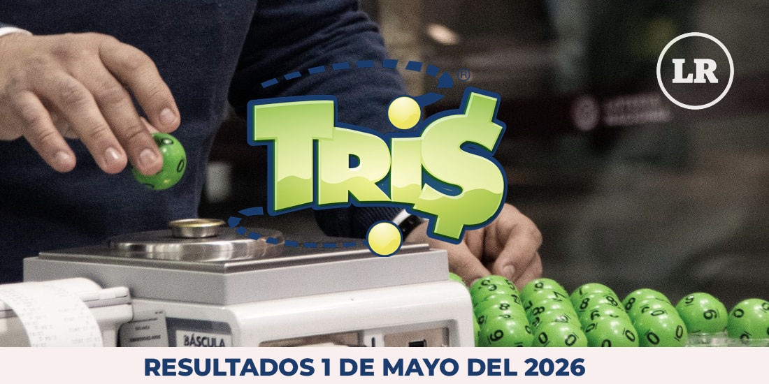 Resultados del Tris de hoy 1 de mayo del 2026.