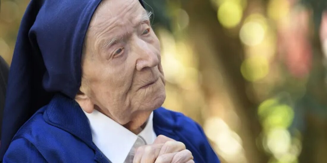 Lucile Randon, conocida como Hermana André.