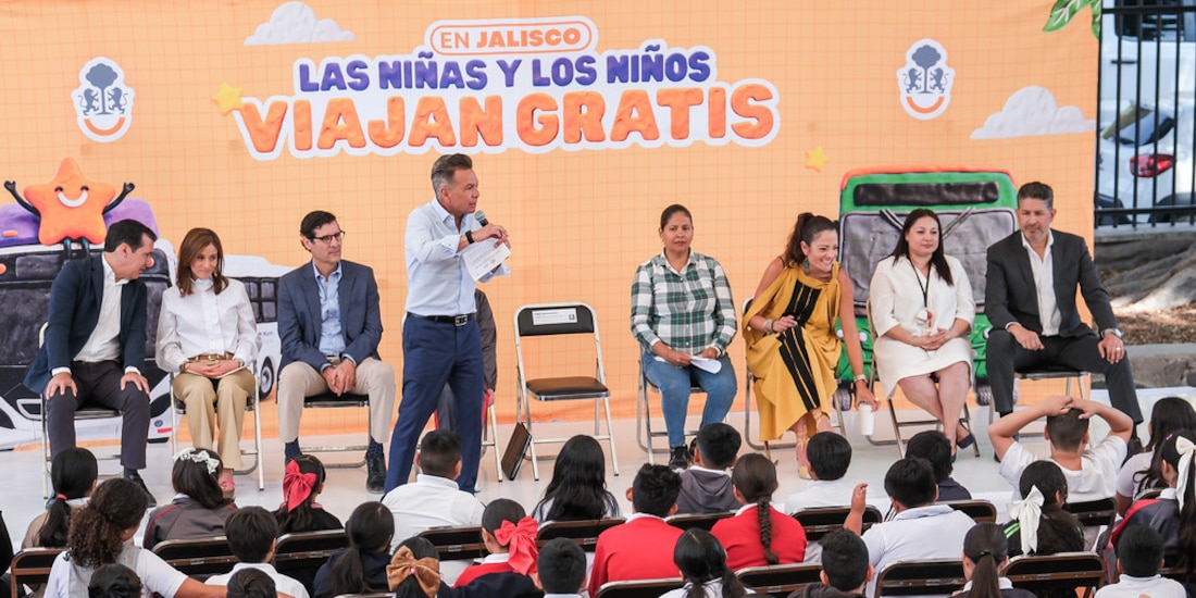 El Gobernador Pablo Lemus presenta el esquema de transporte gratuito que beneficiará a estudiantes de escuelas públicas y privadas en Jalisco.