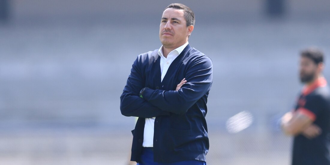 Efraín Juárez en el partido entre Pumas y Xolos