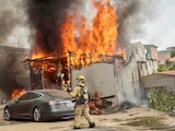 Tesla se incendia en Tijuana