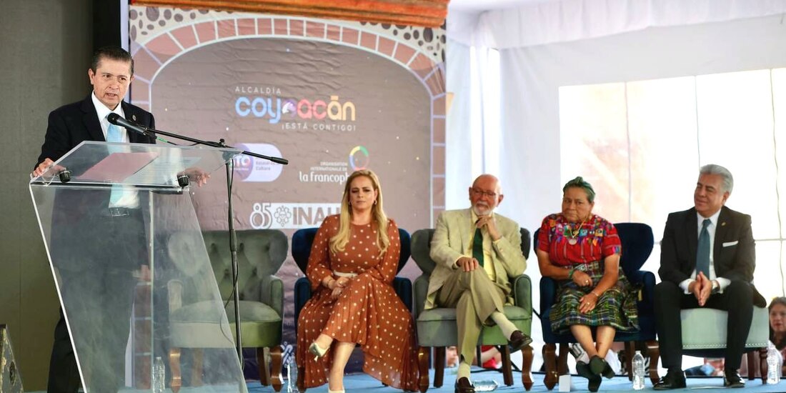 Giovani Gutiérrez en la Feria Internacional del Libro de Coyoacán